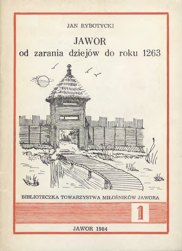 Okładka: Jawor od zarania dziejów do roku 1263